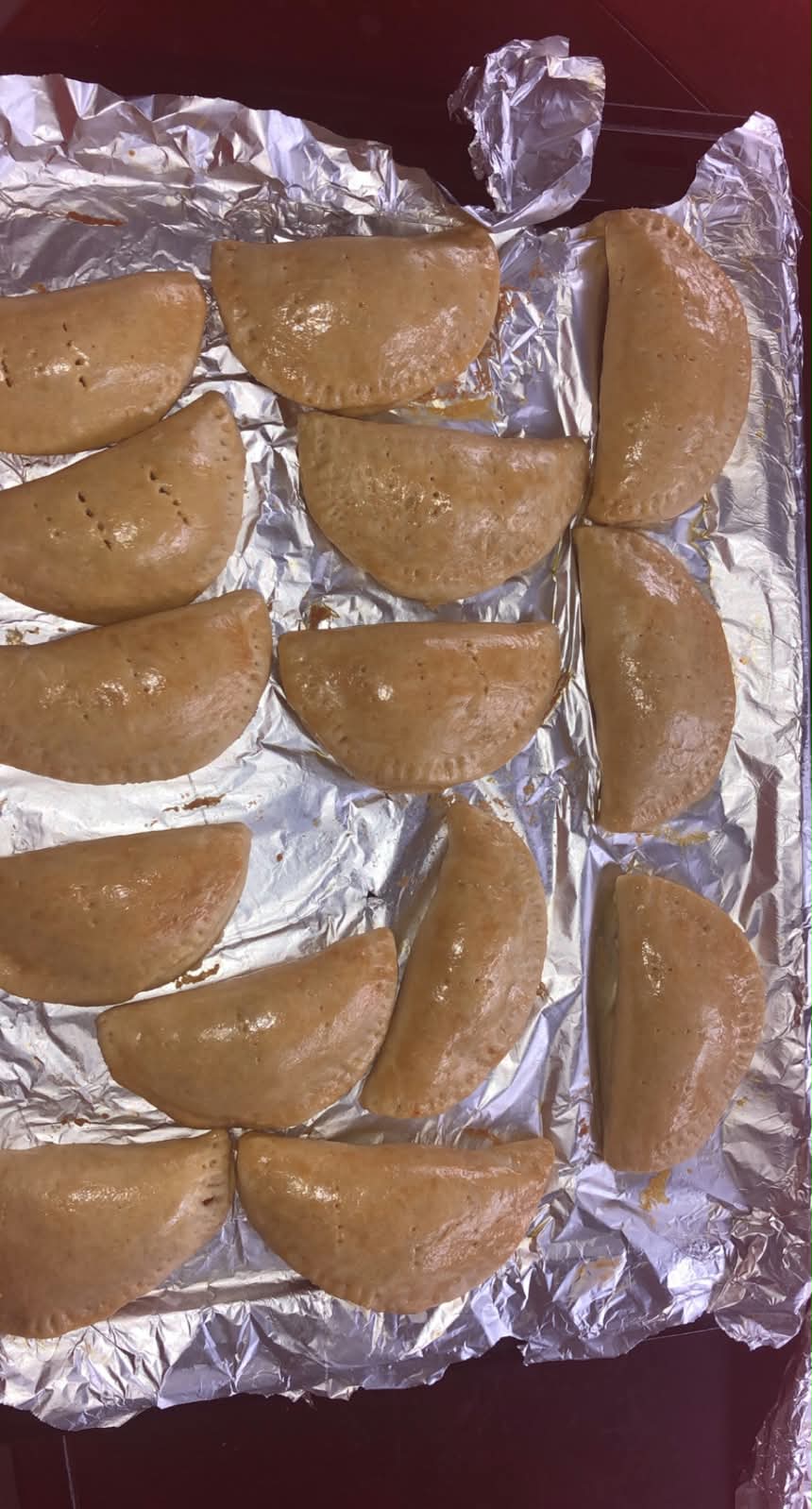 Freshly prepared Nigerian pastries for a customer order